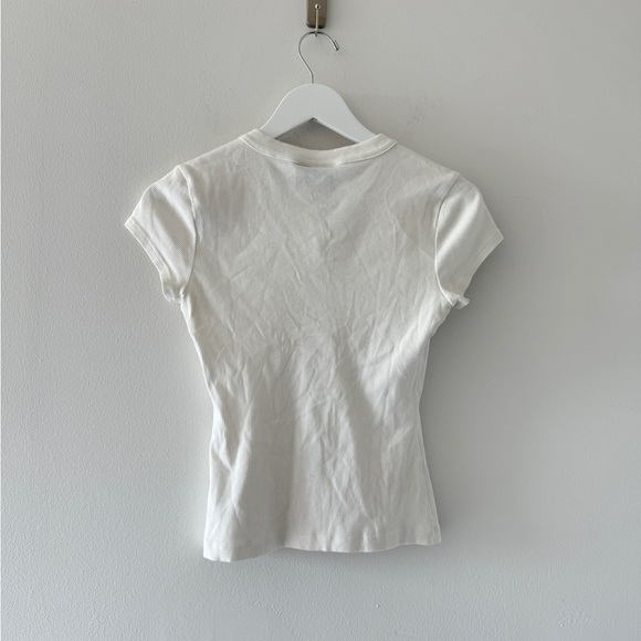 REFORMATION Raelynn White Knit Top - Picture 8 of 8